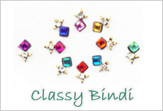 Classy India Bindi, Bindy Tatoos, Crystal Bindi