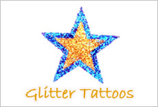 Temporary Glitter Tattoos, Glimmer Tatoo