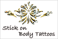 Stick On Body Tattoo, Personalized Sticker Crystal Tattoo